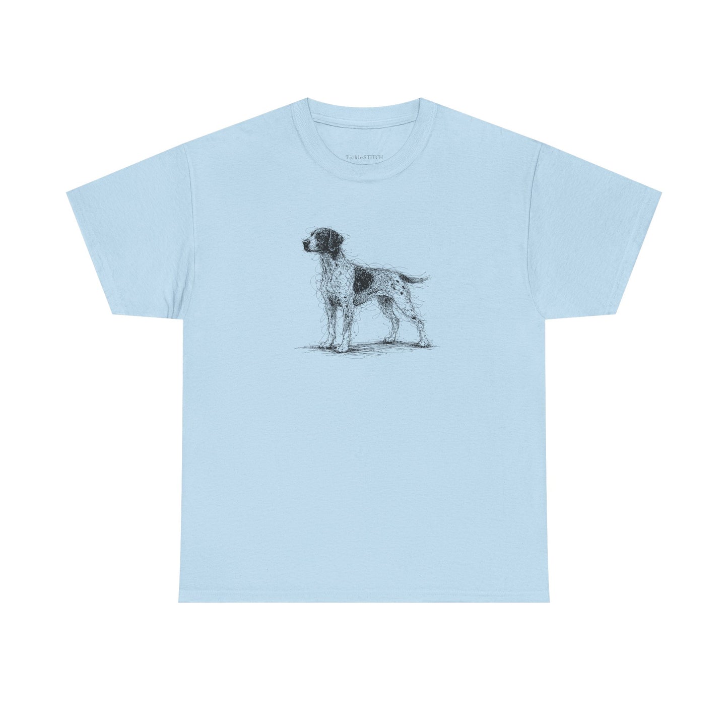 German Shorthaired Pointer Sketch Art Tee - GSP Lover Hunting Dog Gift