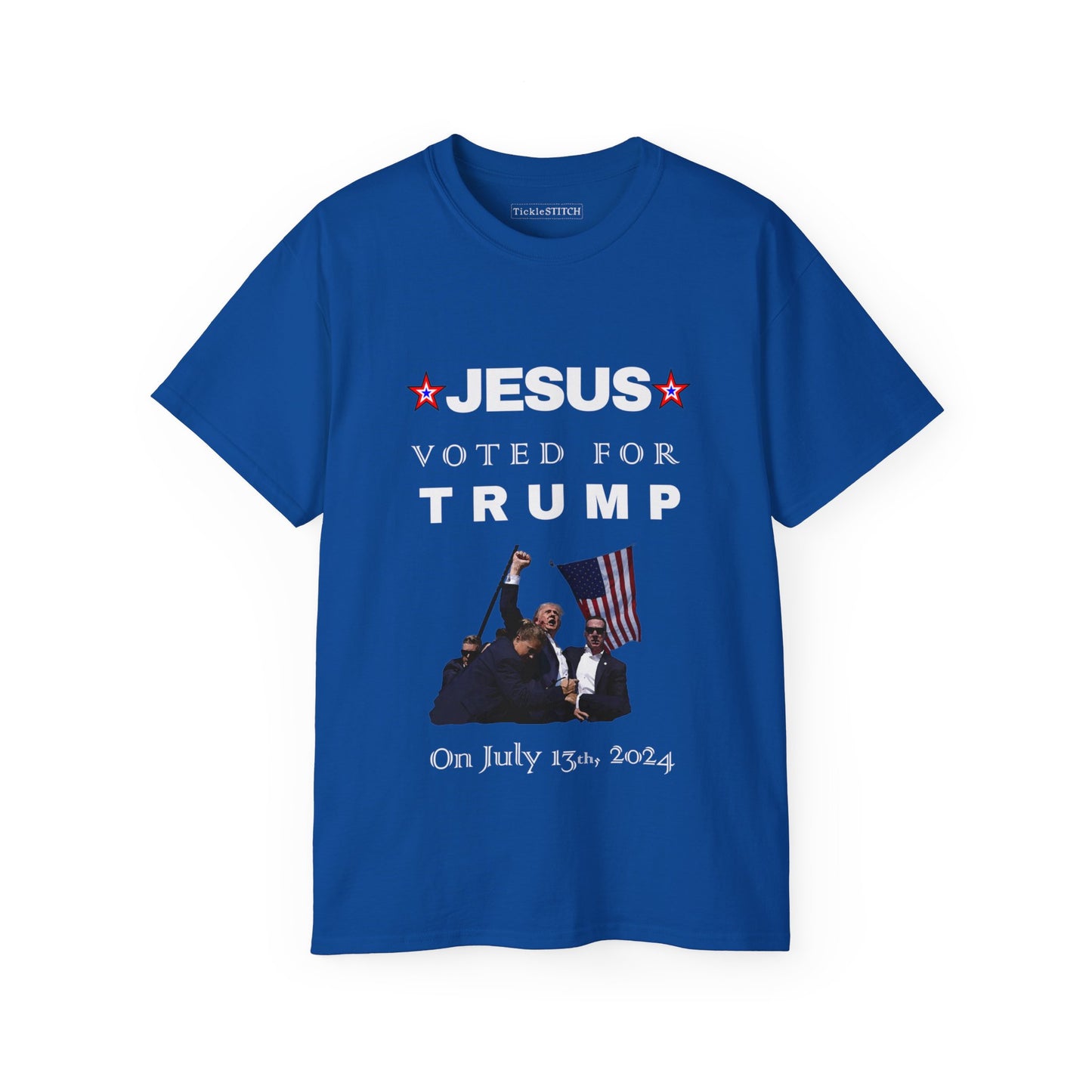 Jesus Voted for Trump on July 13th, FIST, Trump Shirt, Trump 2024