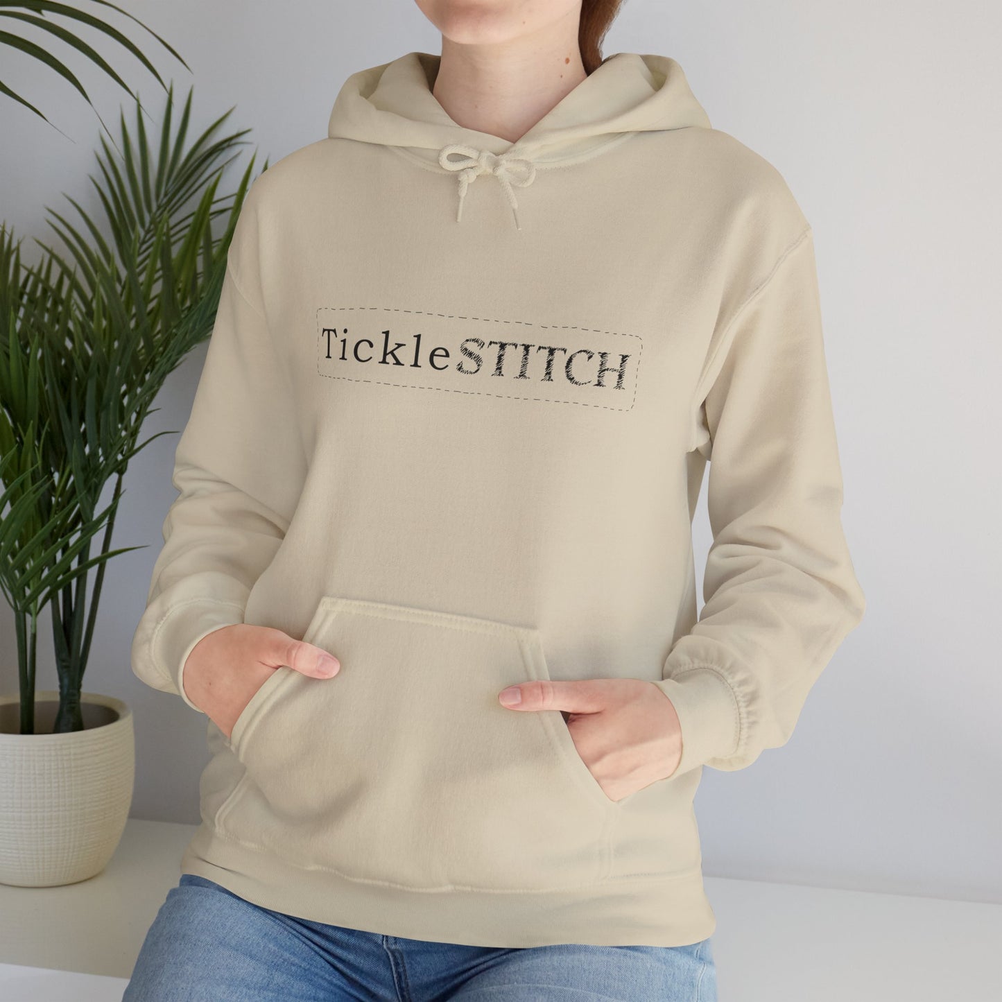 Tickle Stitch Hoodies – "Hood Up, Humor On!" Unisex Heavy Blend™ Hooded Sweatshirt