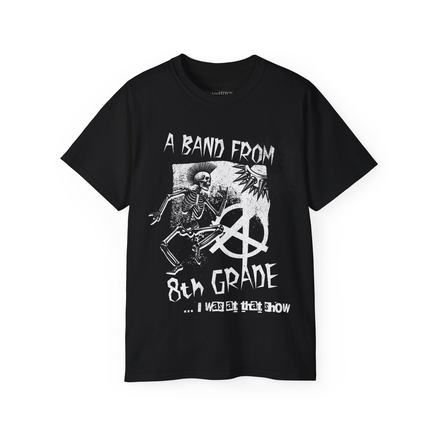 A Band From Eighth Grade Punk Rock Unisex Cotton Funny T-shirt