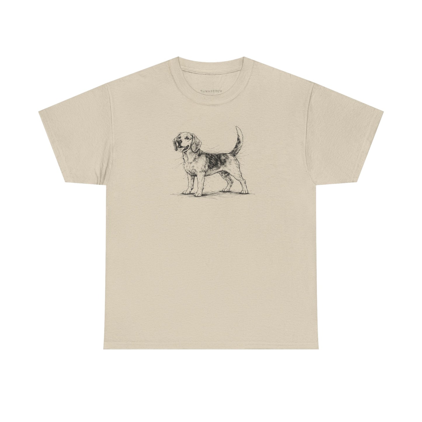 Beagle Sketch Art Shirt for Dog Lovers - Hound Dog Tee Gift