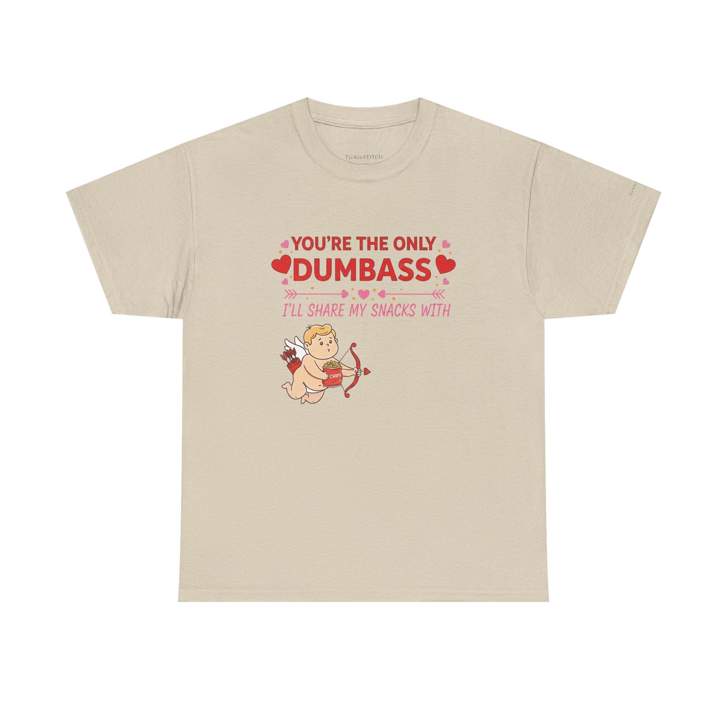 Funny Valentine's Day Cupid Tee – Snacks Love Boyfriend Girlfriend Gif