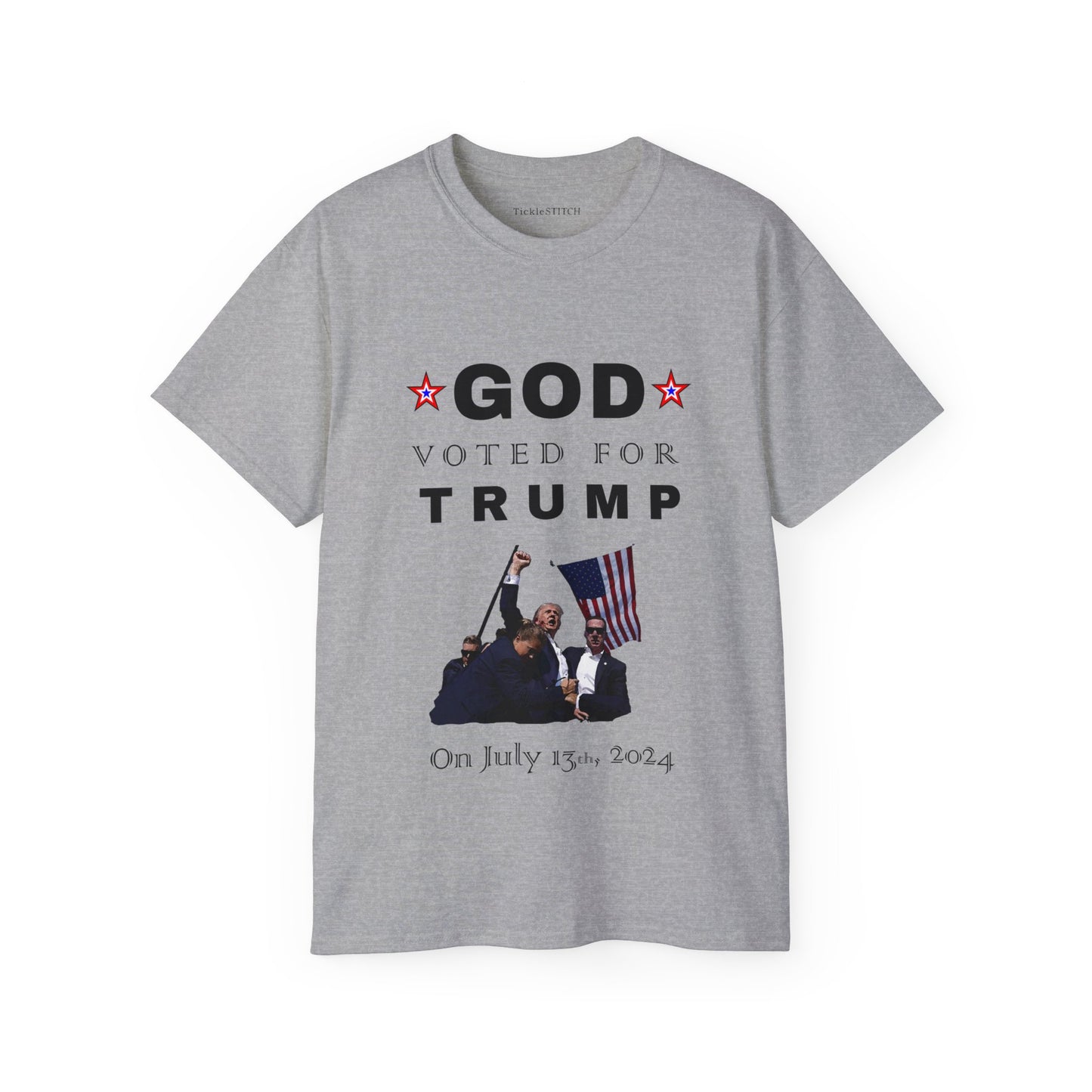 God Voted for Trump on July 13th, FIST, Trump Shirt, Trump 2024