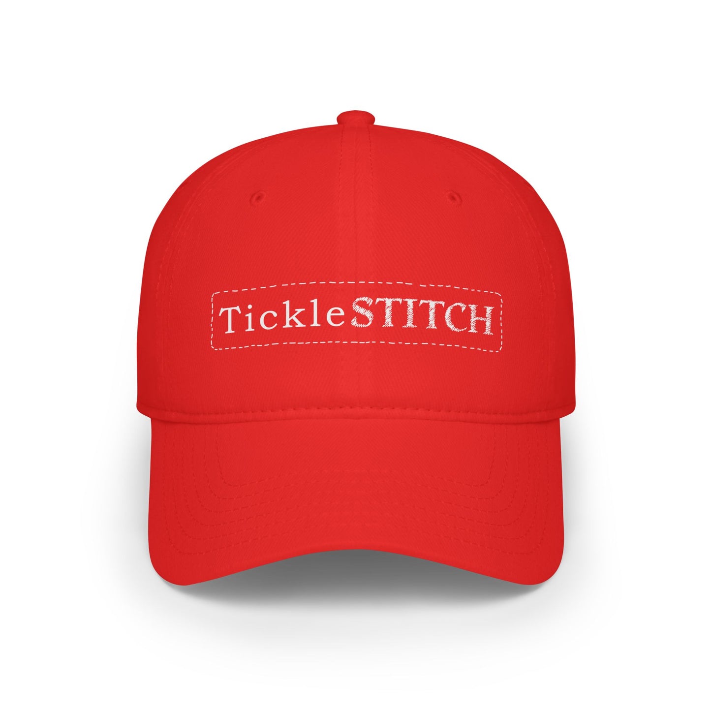 Tickle Stitch Logo Hats – "Cap-tivating Style!" Low Profile Baseball Cap