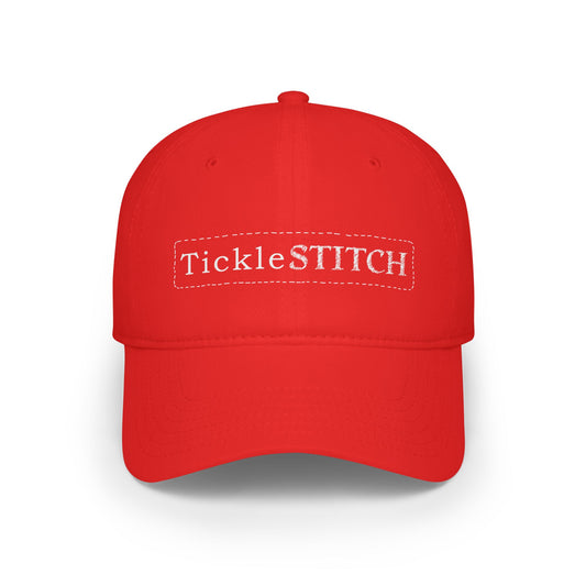 Tickle Stitch Logo Hats – "Cap-tivating Style!" Low Profile Baseball Cap