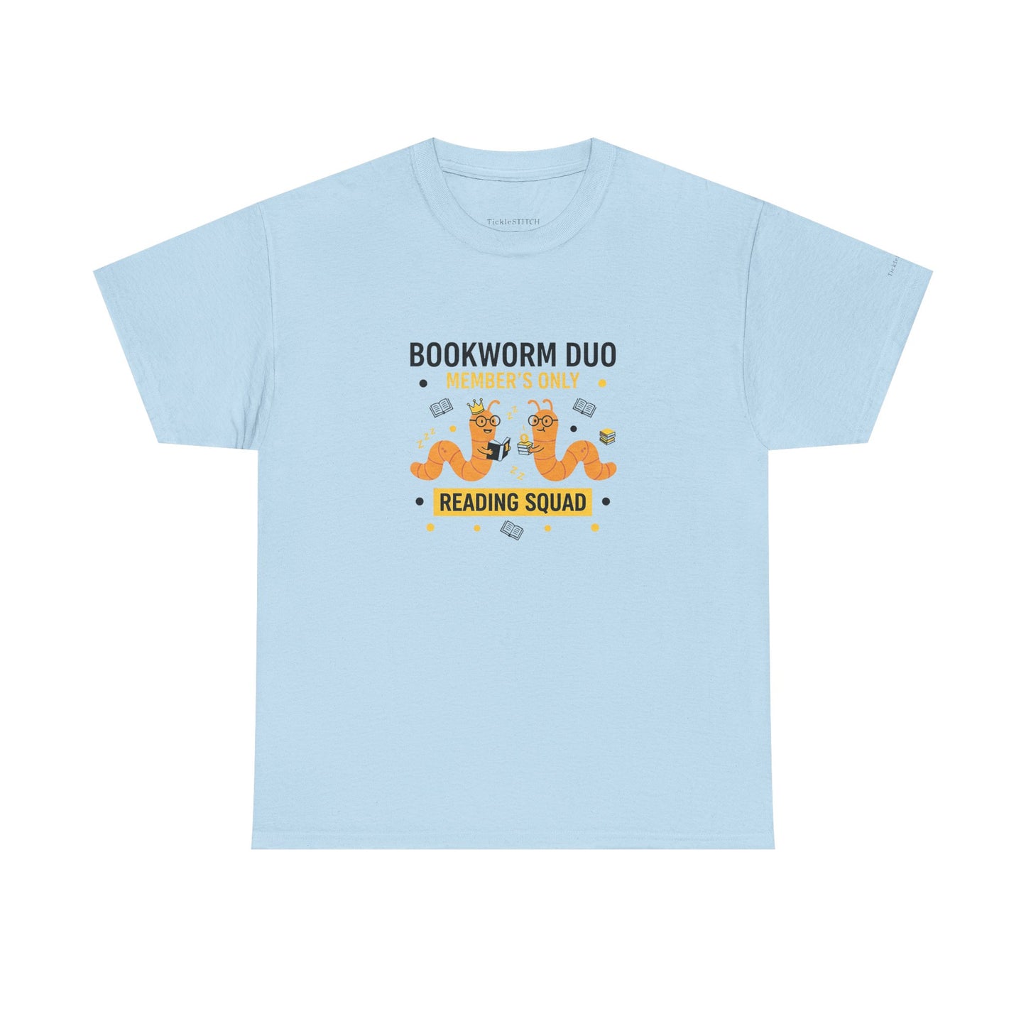Bookworm Duo Reading Buddy Membership Squad Team Identity Pride Tee