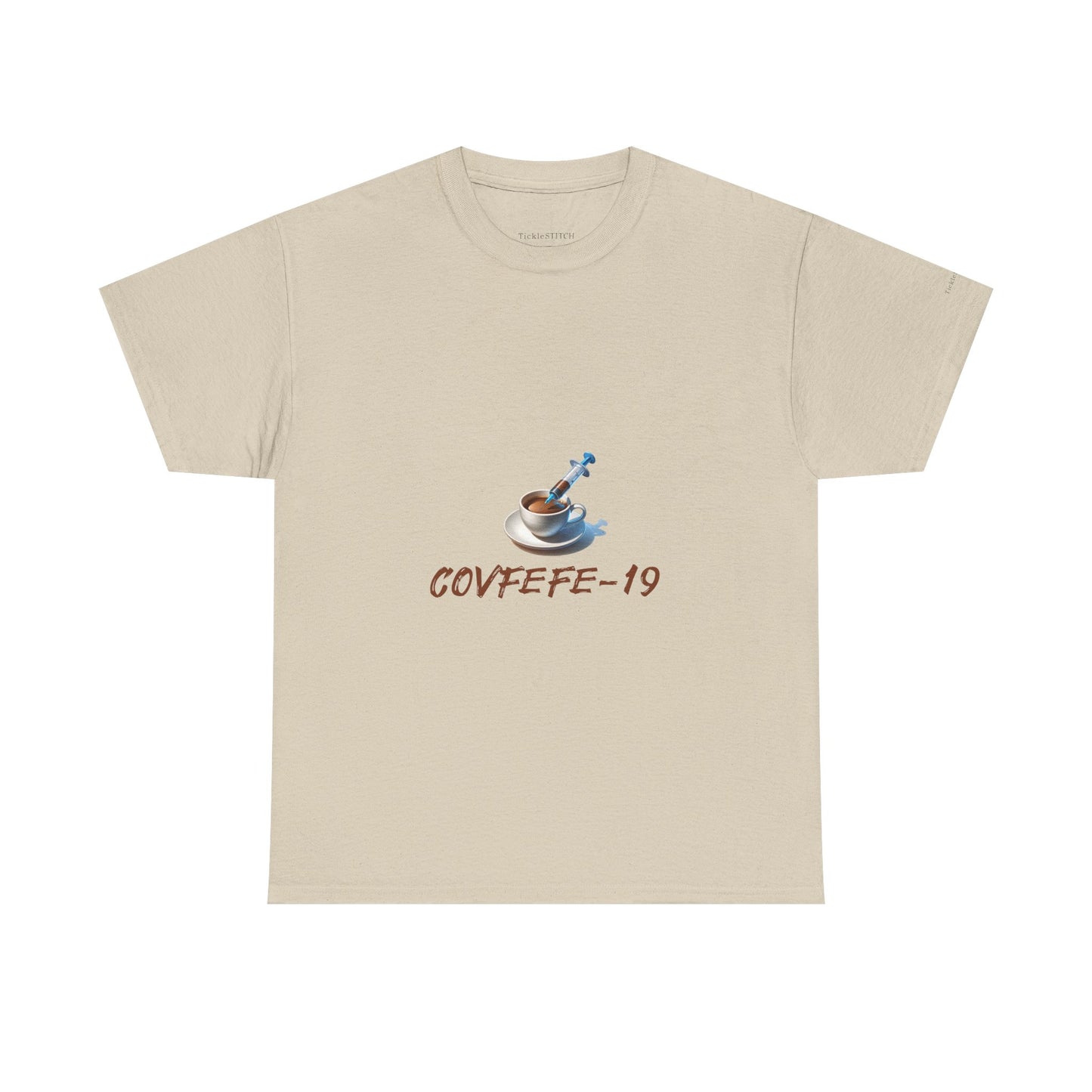 Covid Coffee Covfefe-19 Pandemic Humor Coffee Lover T-Shirt