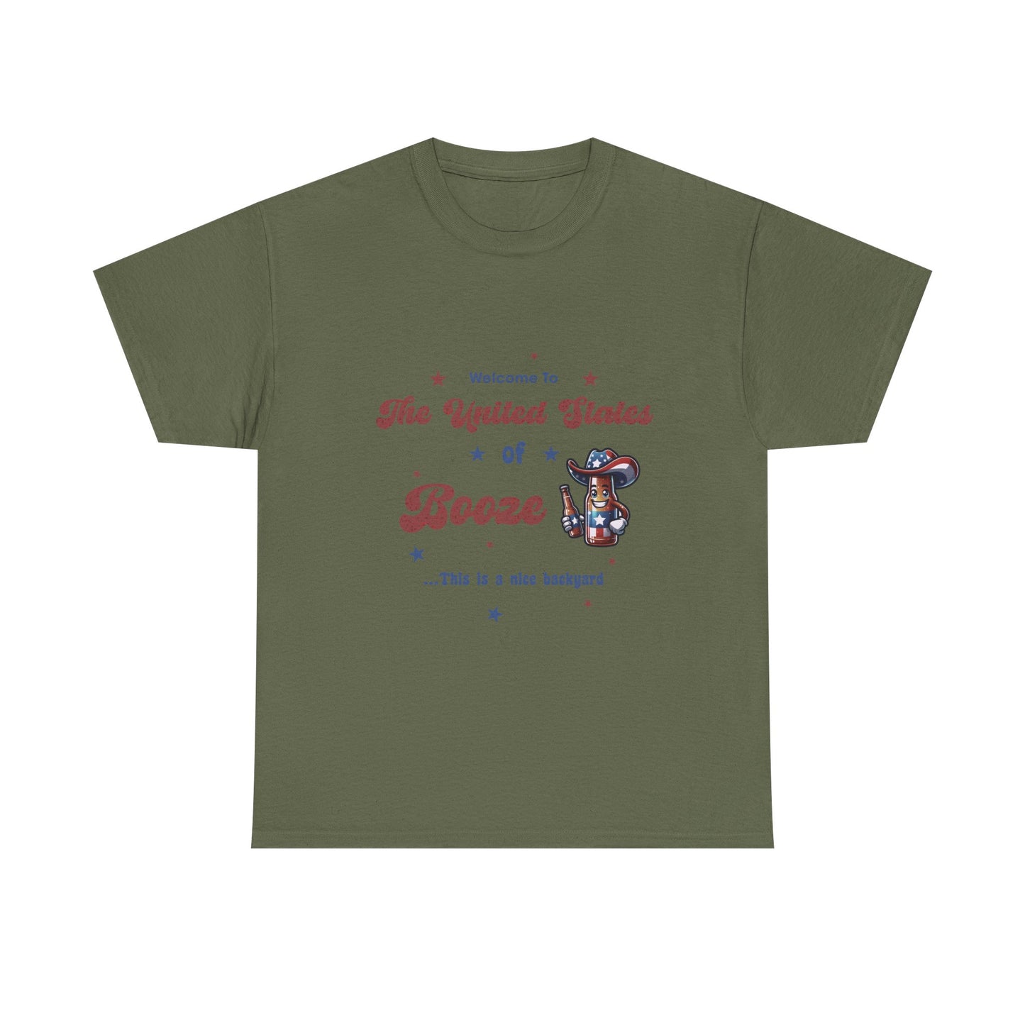 United States of Booze Patriotic Drinking T-Shirt for American Celebra