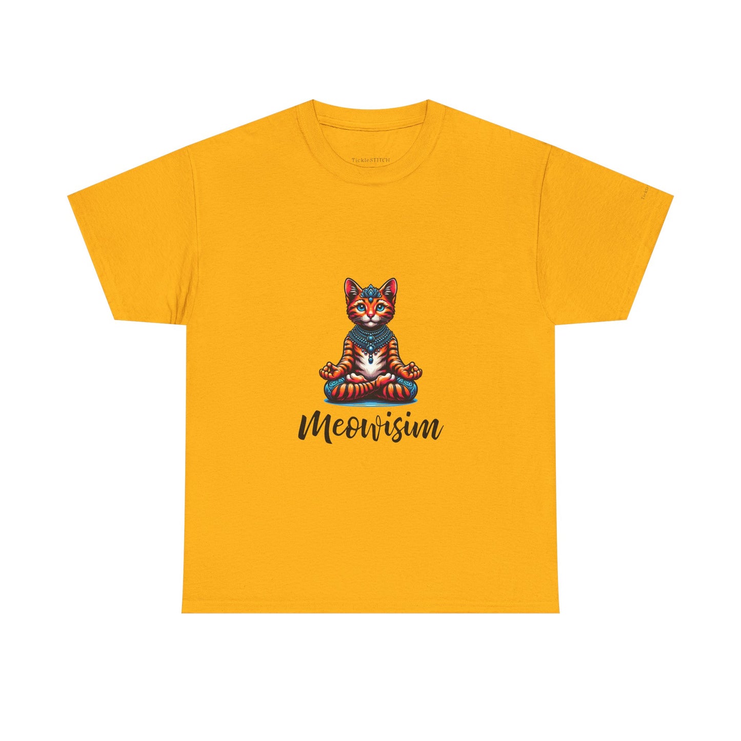 Purr Meowisim Orange Kitty Cat Humor Funny Tabby Feline Shirt Gift