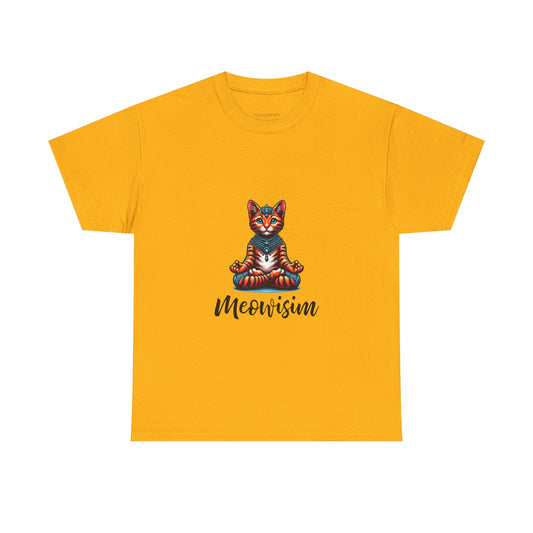 Purr Meowisim Orange Kitty Cat Humor Funny Tabby Feline Shirt Gift