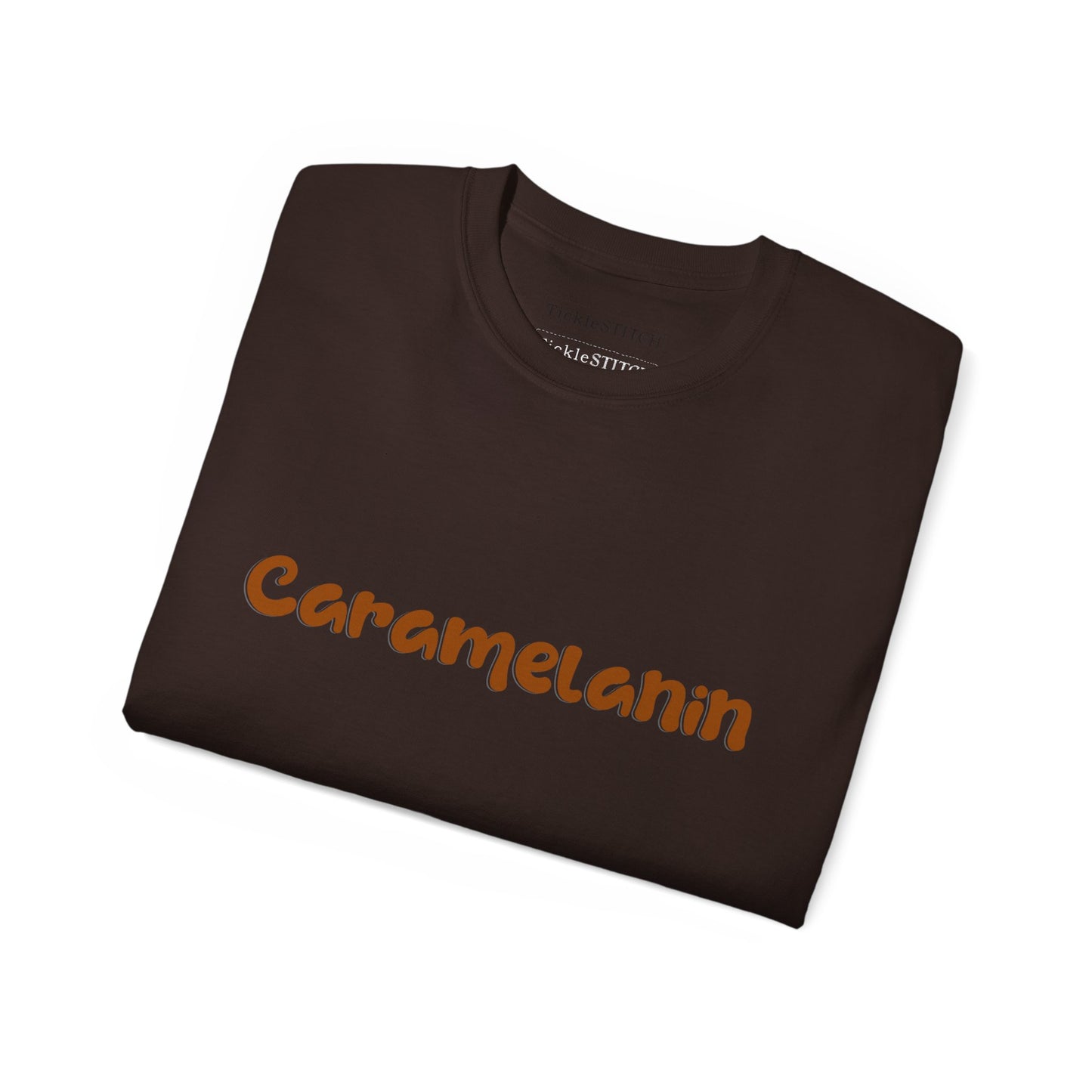 Caramelanin. Caramel Melanin. Caramelanin. Women's Cotton Funny T-shirt