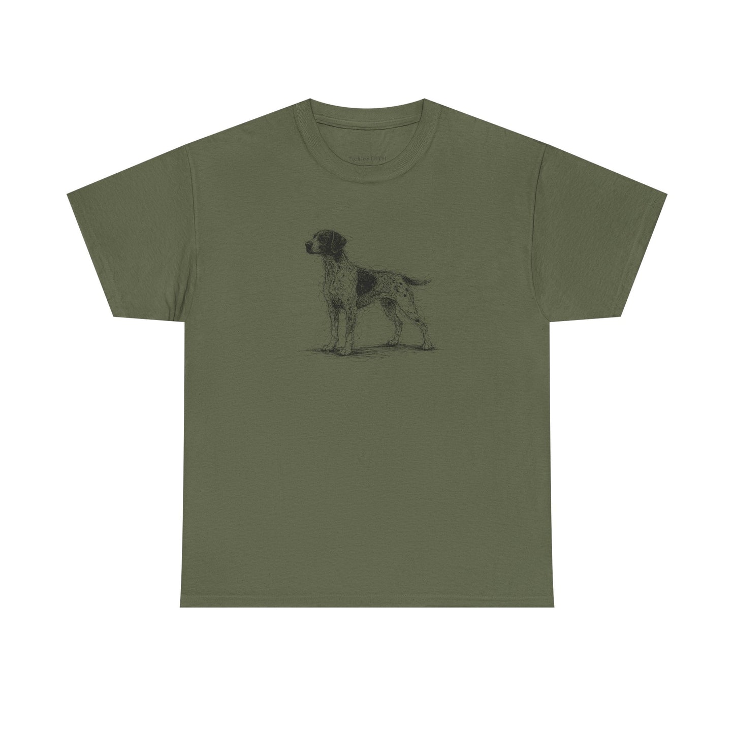 German Shorthaired Pointer Sketch Art Tee - GSP Lover Hunting Dog Gift