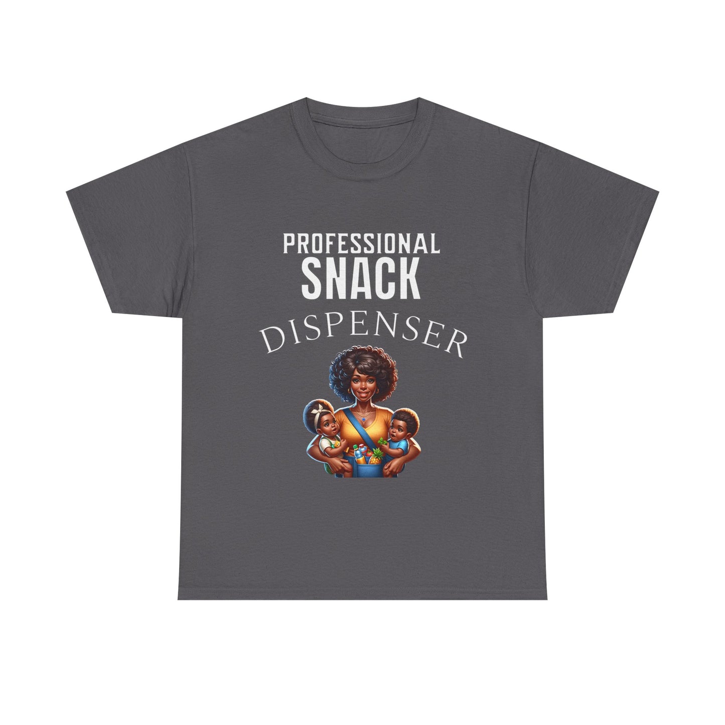 Professional Snack Dispenser Darker Skin Mom Life Humor Shirt