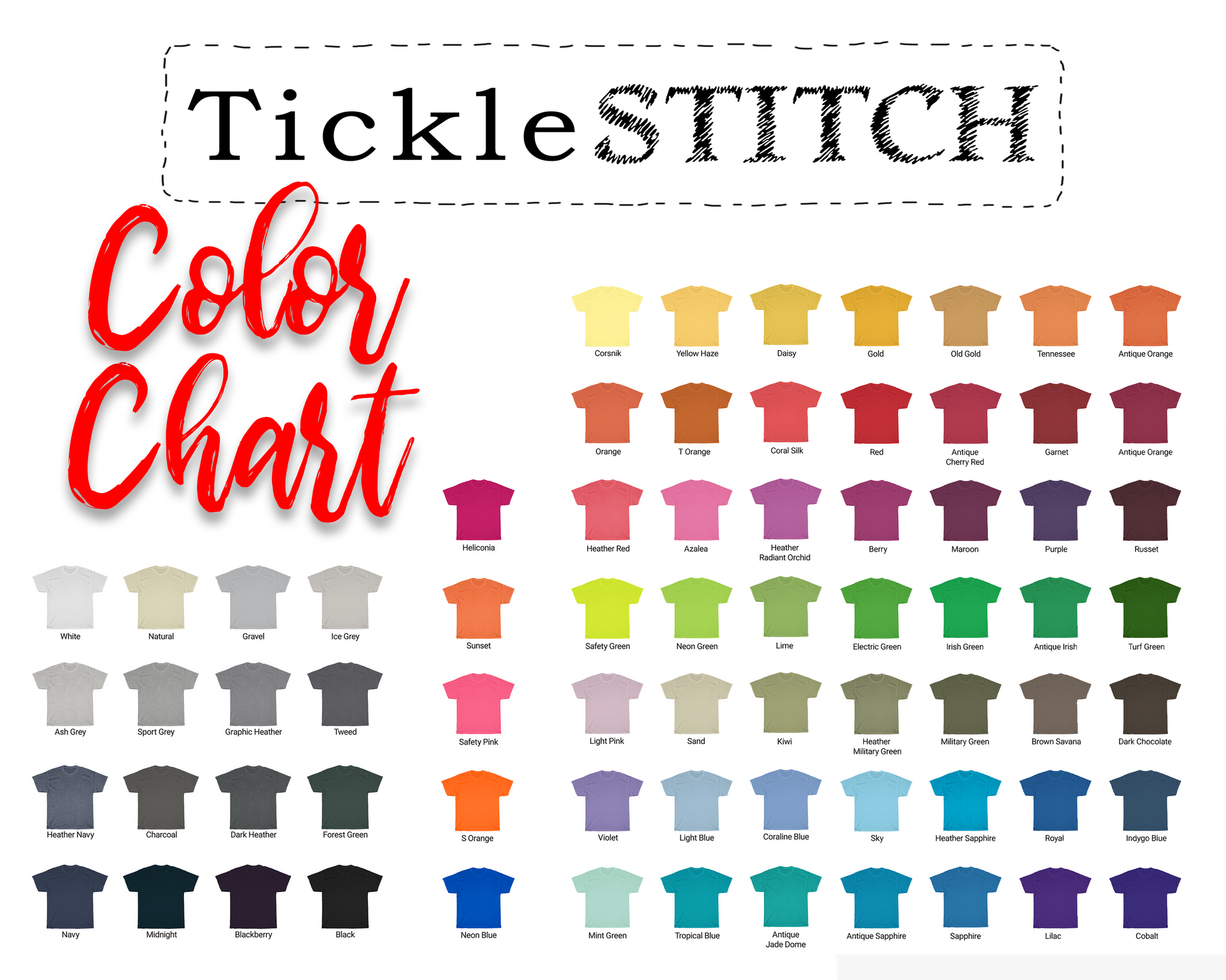 Gildan 5000 Unisex Tshirt Etsy Color Chart.png