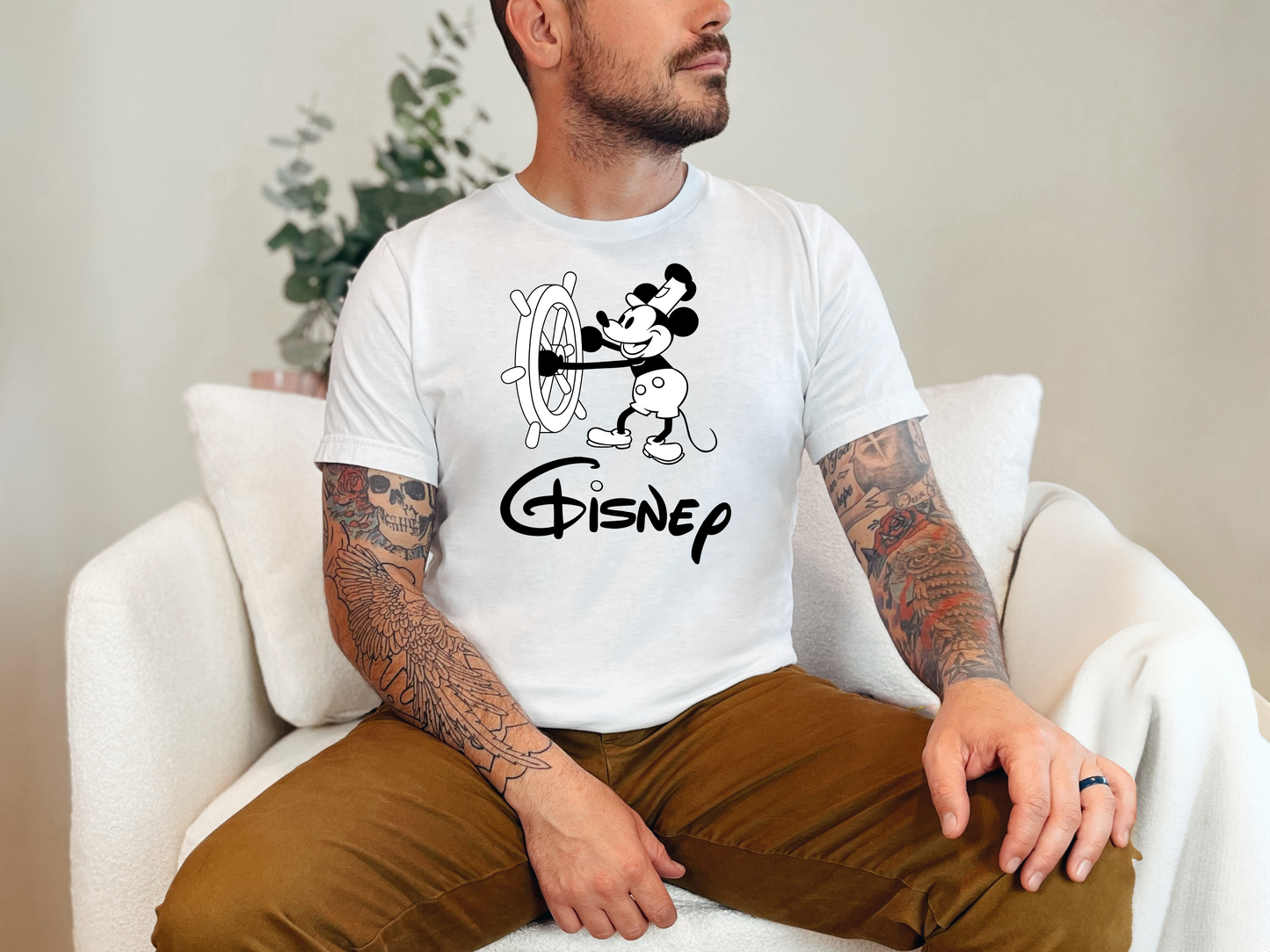 GISNEP Mouse Funny Humorous Sarcastic Mocking Unisex Cotton Funny T-shirt