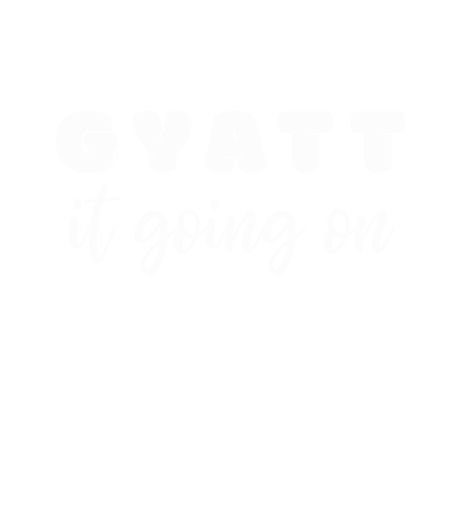 a black and white photo with the words gyatt it going on