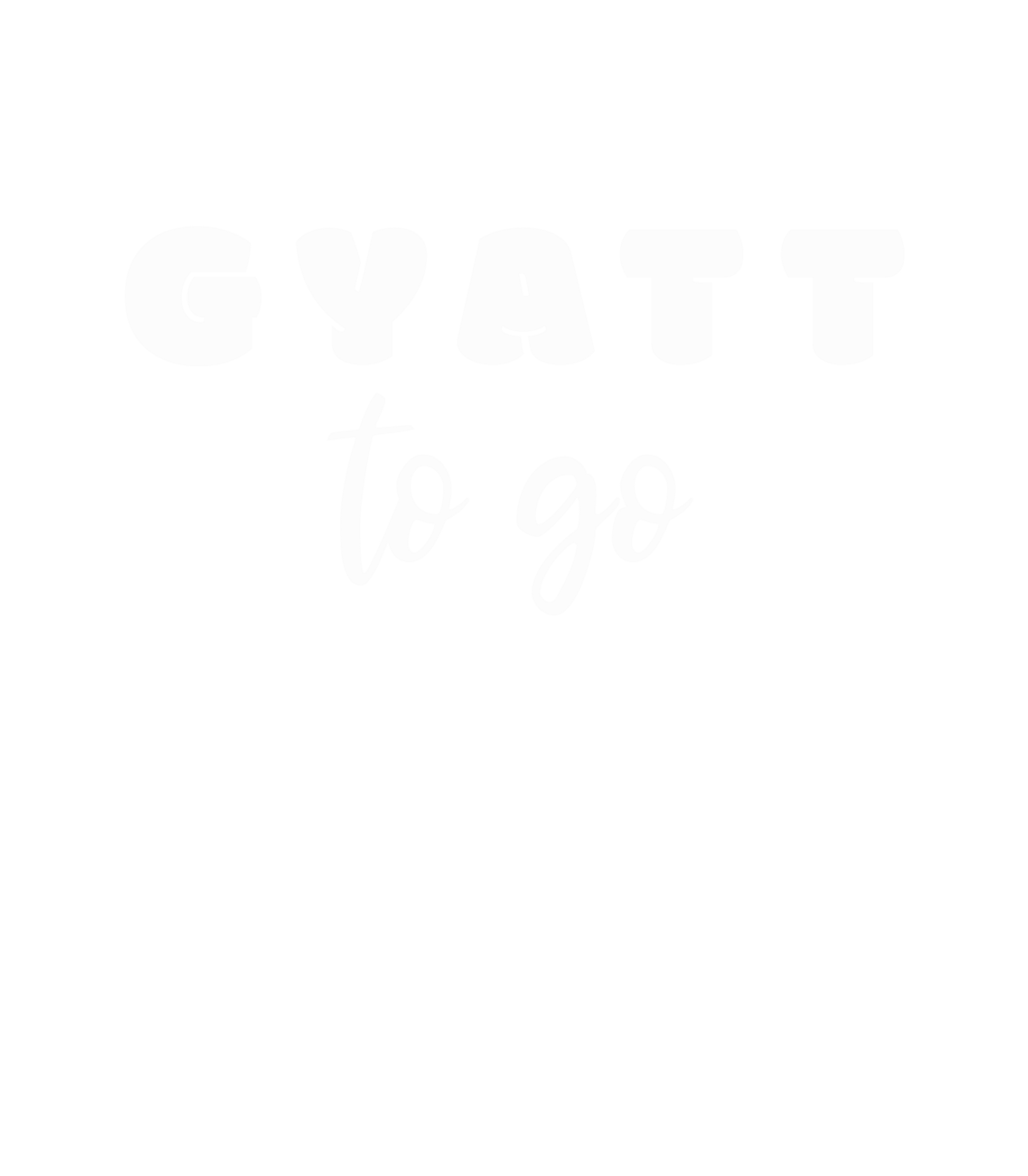 a black and white photo with the words gyatt to go