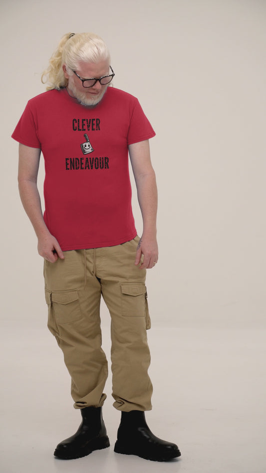 Clever Endeavour Cleaver: Humorous Kitchen & Butcher Chef Gag Tee