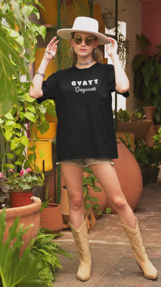 Gyatt Dayum Apparel – Funny Gen Z Slang Humor Booty Tee