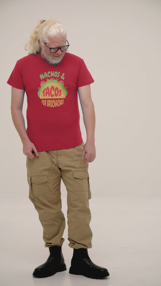 Nachos & Taco BroChacho Tee – Funny Snack Lover Apparel for Him
