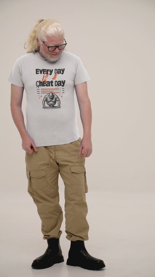 Every Day Is A Cheat Day: Funny Gym & Foodie Workout Humor Tee