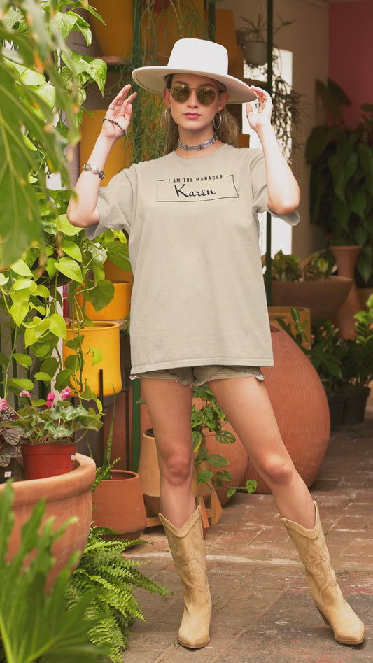 I Am The Manager" Karen Meme Shirt – Funny Retail Humor Apparel