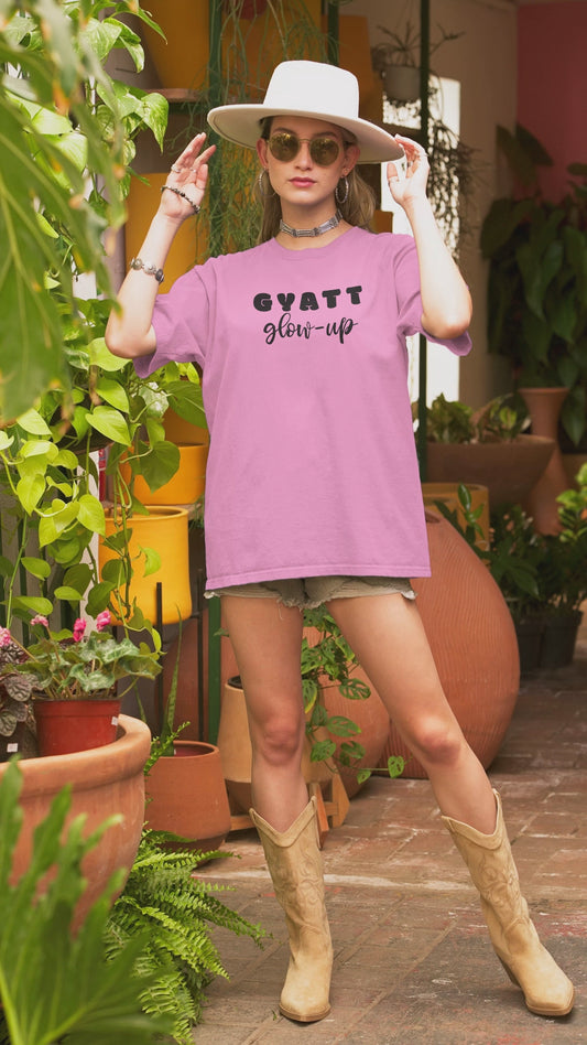 Gyatt Glow Up Transformation Tee – Ultimate Confidence & Booty Attire