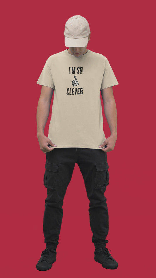 I'm So Clever Cleaver T-Shirt: Funny Butcher Chef Kitchen Humor